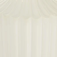 Slender Curtain Ribbed Vase, 13 in.