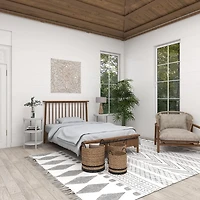 Black Stripe Sea Grass Baskets, Set of 3