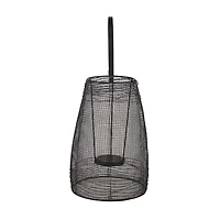 Modern Black Iron Mesh Lantern