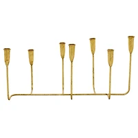 Gold Iron Taper Candle Holder