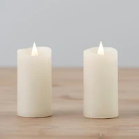 Ivory LED Soft Flame Votive Candle, Set of 2