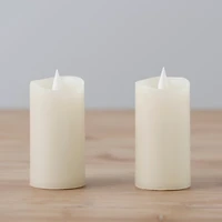 Ivory LED Soft Flame Votive Candle, Set of 2