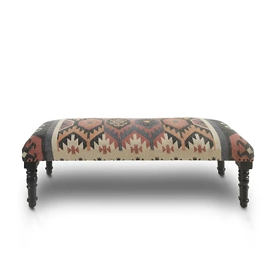 Multicolor Southwestern Geometric Bench