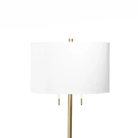 Gold Sleek Modern Floor Lamp