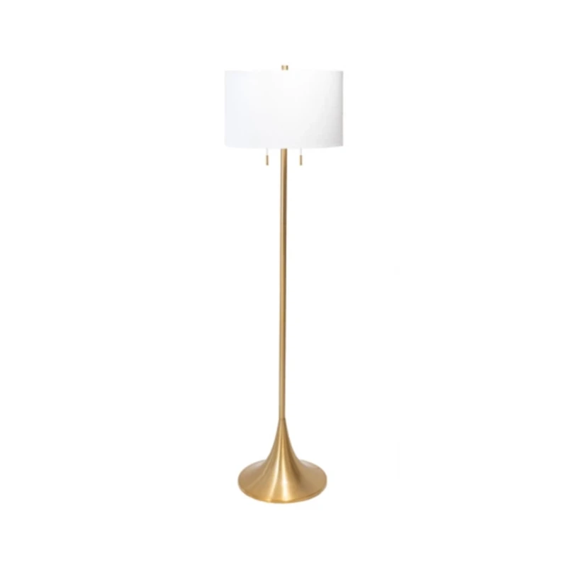 Gold Sleek Modern Floor Lamp
