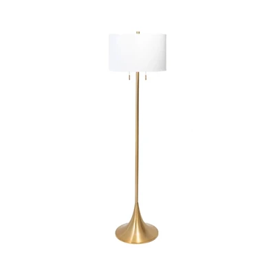 Gold Sleek Modern Floor Lamp