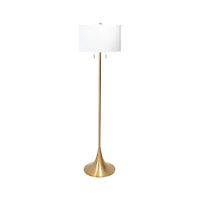 Gold Sleek Modern Floor Lamp
