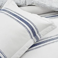Navy Stripe 3-pc. Full/Queen Comforter Set