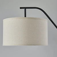 Black Metal Arch Floor Lamp