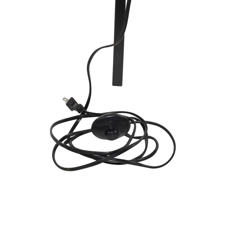 Industrial Tripod Wooden Floor Lamp