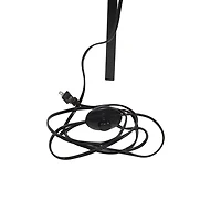 Industrial Tripod Wooden Floor Lamp