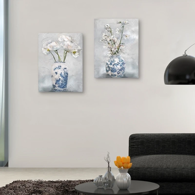 Chinoiserie I & II Canvas Art Prints, Set of 2