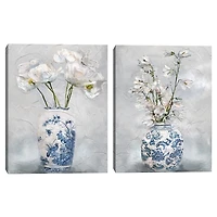 Chinoiserie I & II Canvas Art Prints, Set of 2
