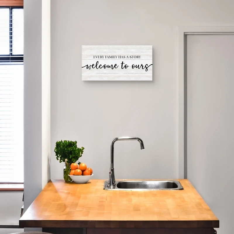 Family Story Canvas Art Print, 24x12 in.