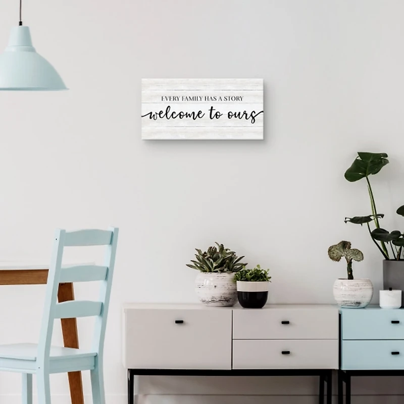 Family Story Canvas Art Print, 24x12 in.