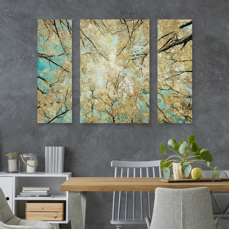 Sky High Canvas Art Prints, Set of 3
