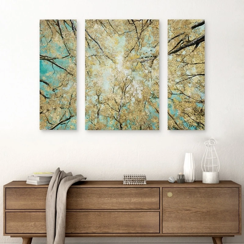 Sky High Canvas Art Prints, Set of 3