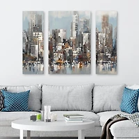 Urban Focus A, B, & C Canvas Art Prints, Set of 3