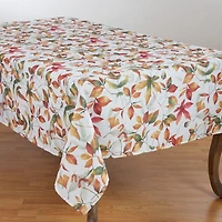 Falling Leaves Acorn Harvest Table Cloth