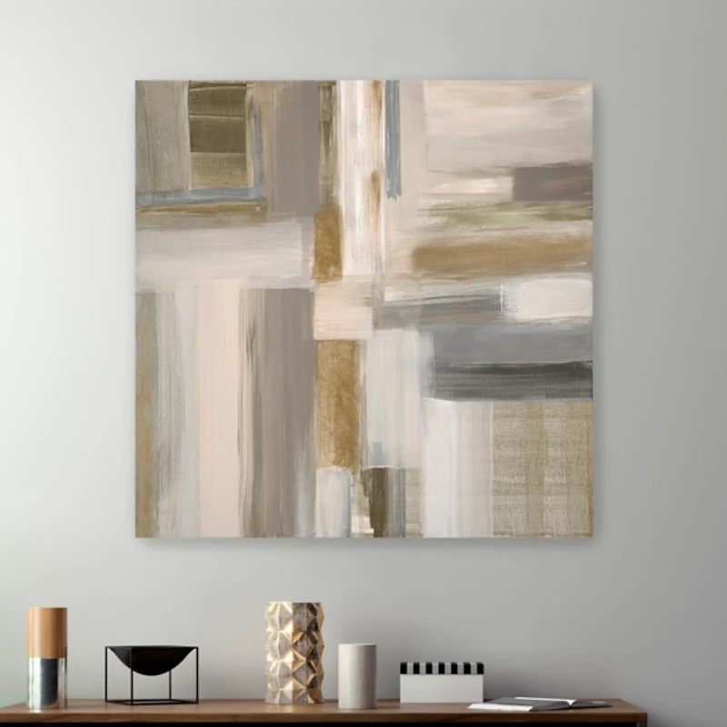 Abstract Fields I Canvas Art Print, 40x40 in.