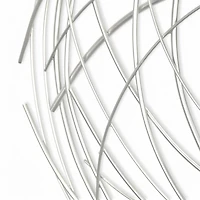 Silver Metal Wire Abstract Wall Plaque