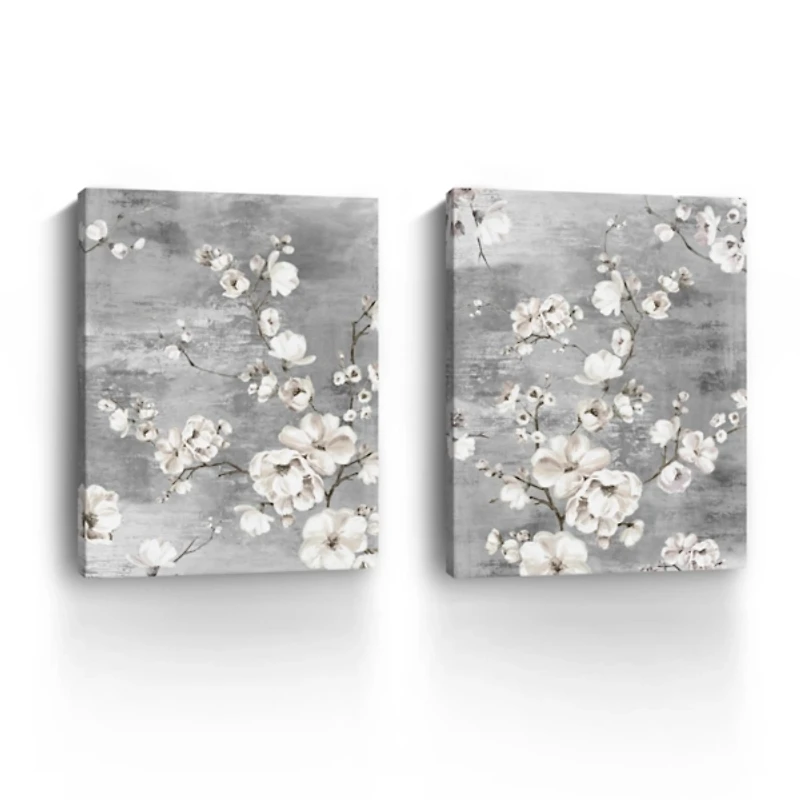 Blossoming Giclee Canvas Art Prints, Set of 2