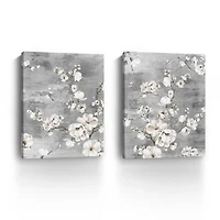 Blossoming Giclee Canvas Art Prints, Set of 2