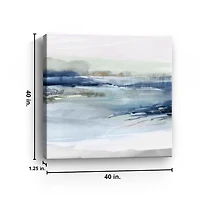 Dusk On The River Canvas Art Print, 40x40 in.
