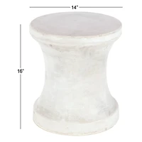 Clay Hourglass Accent Table