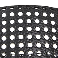 Black Metal Basket Weave Planters, Set of 3
