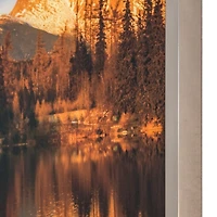 Identic Image Framed Tempered Glass Print