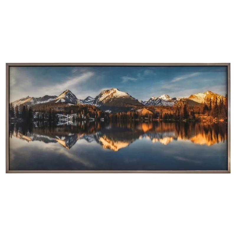 Identic Image Framed Tempered Glass Print