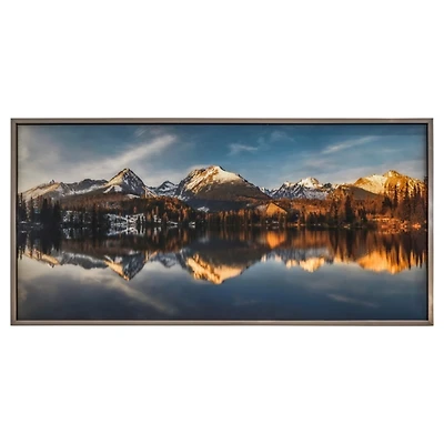 Identic Image Framed Tempered Glass Print