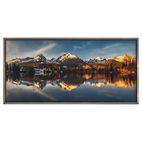 Identic Image Framed Tempered Glass Print