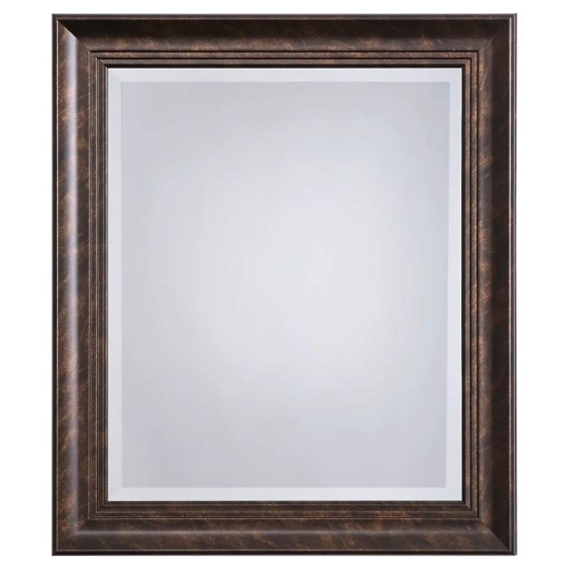 Dark Bronze Rectangular Frame Wall Mirror