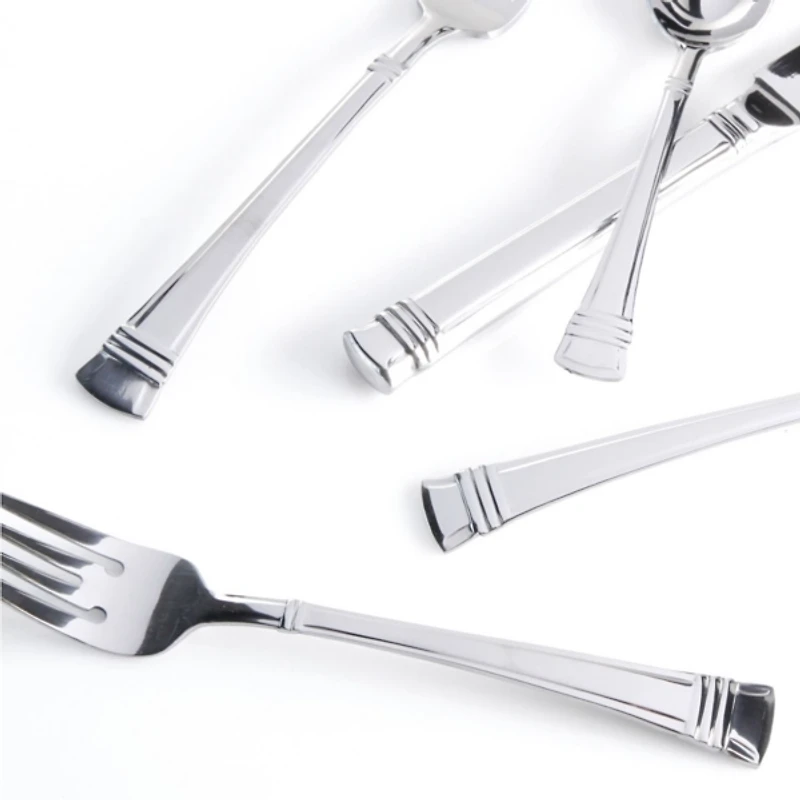 Mercutio Lines Stainless Steel 20-pc. Flatware Set