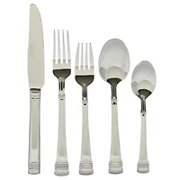 Mercutio Lines Stainless Steel 20-pc. Flatware Set