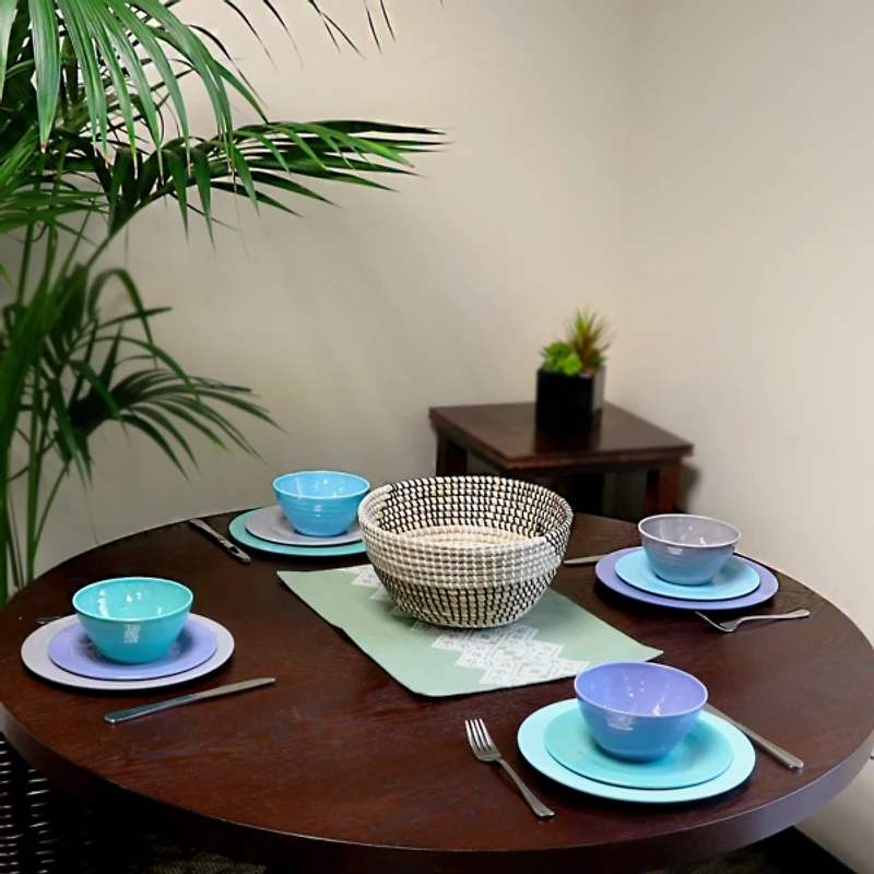 Hues of the Sea 12-pc. Dinnerware Set