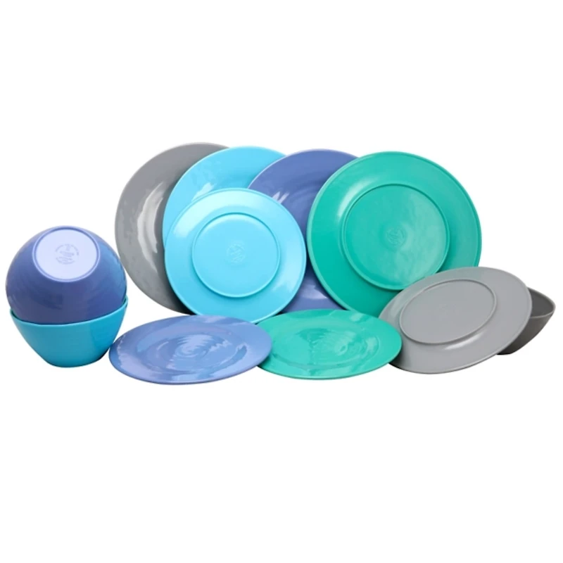 Hues of the Sea 12-pc. Dinnerware Set