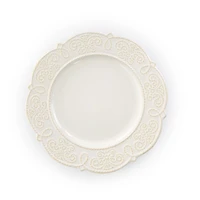White Embossed Scalloped 16-pc. Dinnerware Set