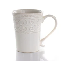 White Embossed Scalloped 16-pc. Dinnerware Set