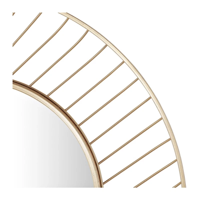 SAFAVIEH Gold Metal Open Stencil Frame Wall Mirror