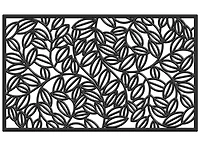 Black Vine Rubber Doormat