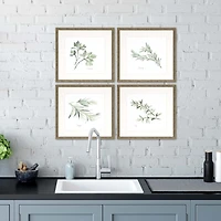 Herbs 4-pc. Gold Framed Art Print Set