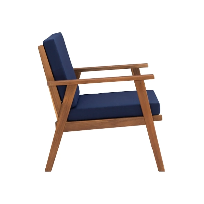 Blue 4-pc. Acacia Wood Outdoor Living Set