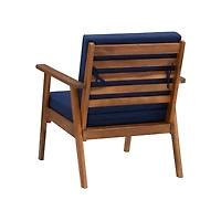 Blue 4-pc. Acacia Wood Outdoor Living Set