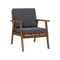 Gray Acacia Wood 4-pc. Outdoor Living Set