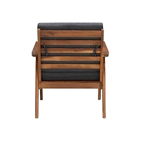 Gray Acacia Wood 4-pc. Outdoor Living Set