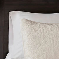 Ivory Classic Stitch 3-pc. Queen Coverlet Set