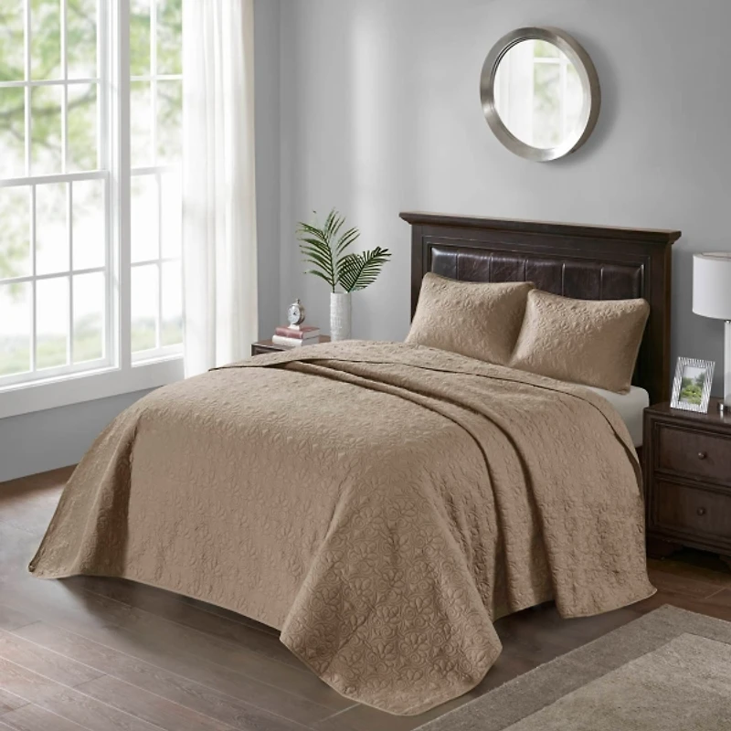 Classic Stitch 3-pc. King Bedspread Set